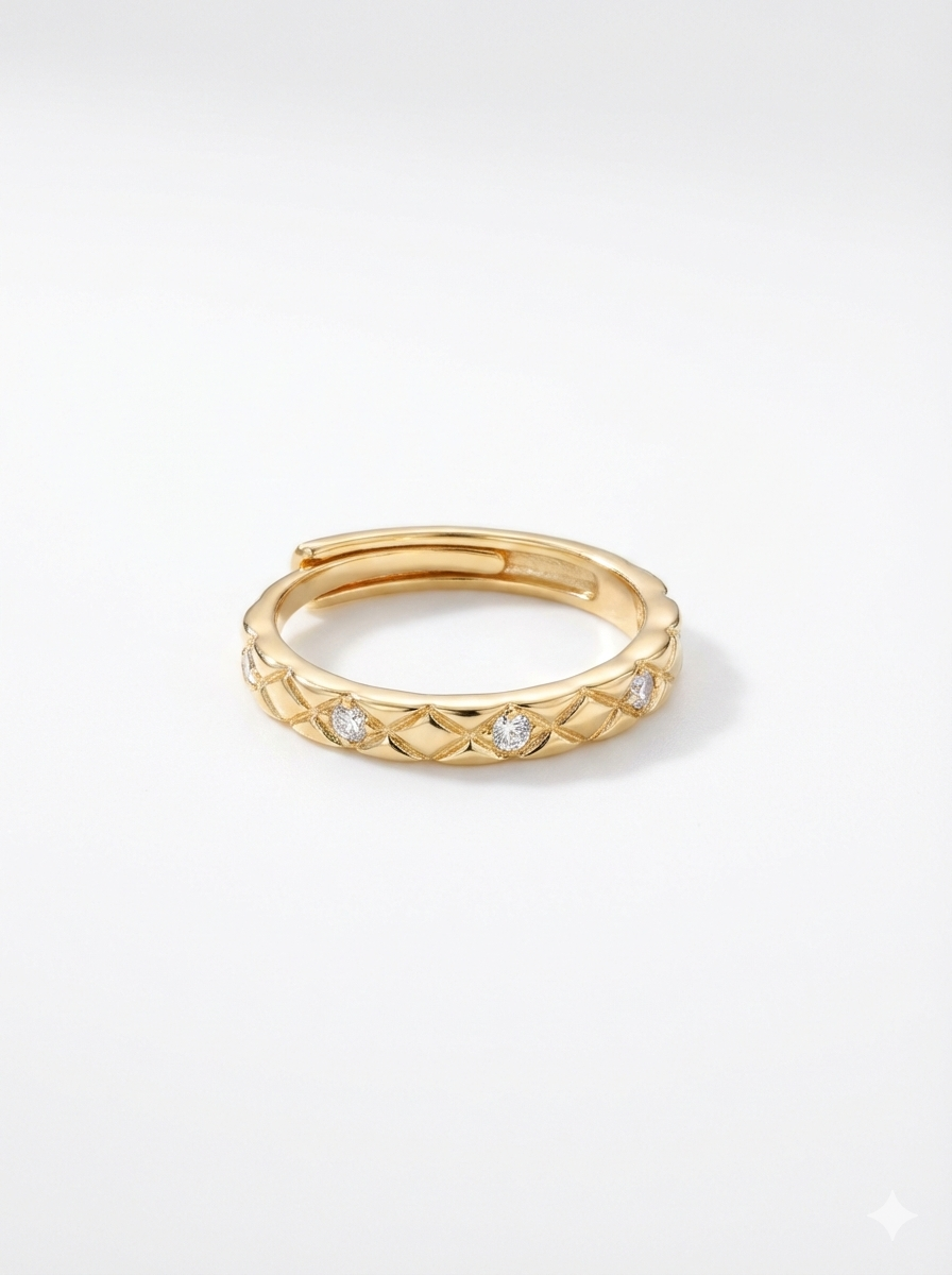 Starlight Lattice Ring