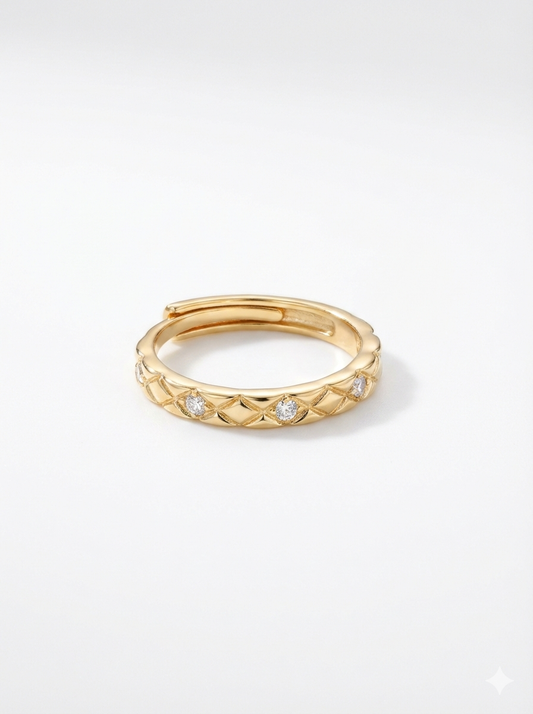 Starlight Lattice Ring