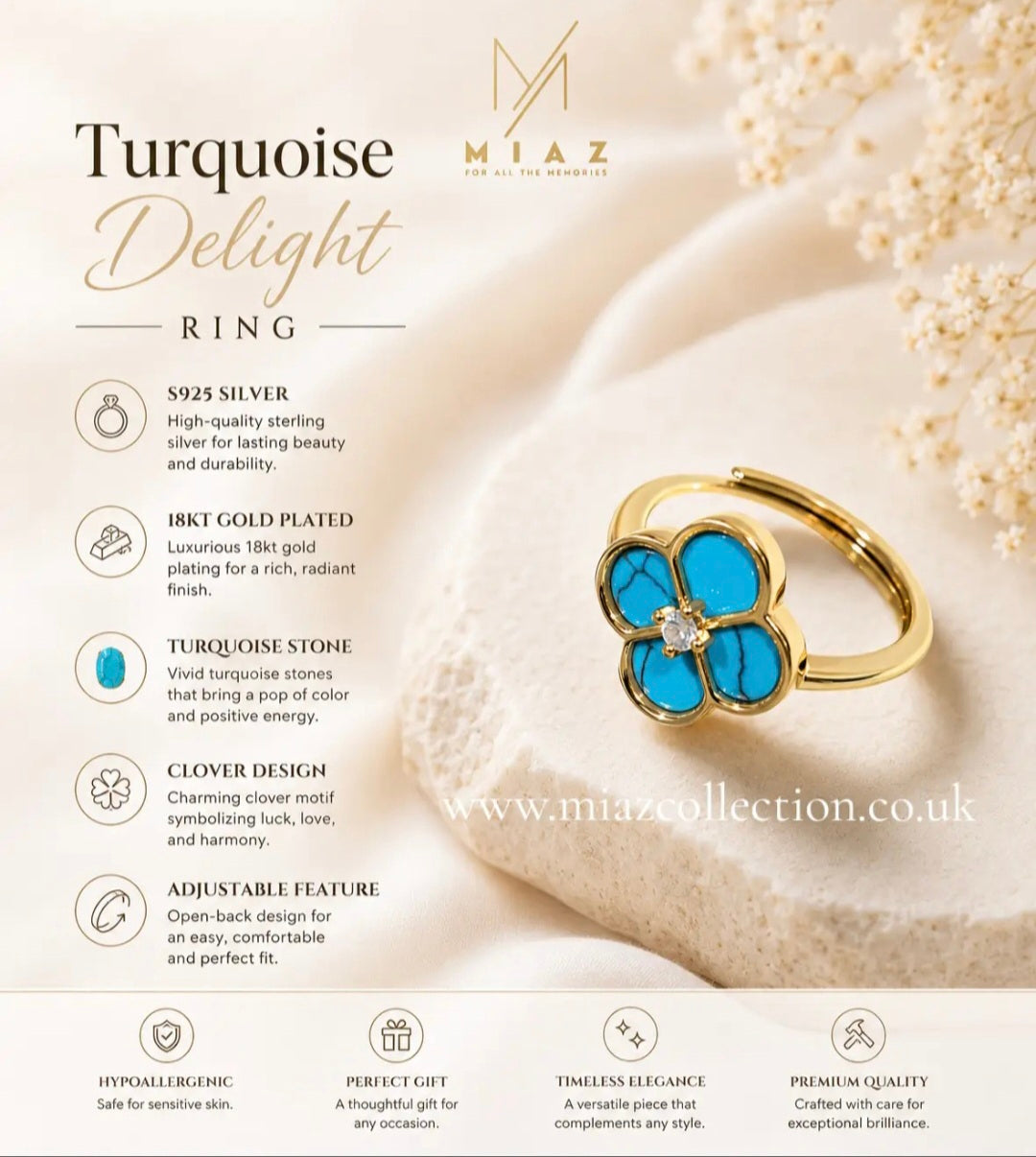 Turquoise Delight Ring