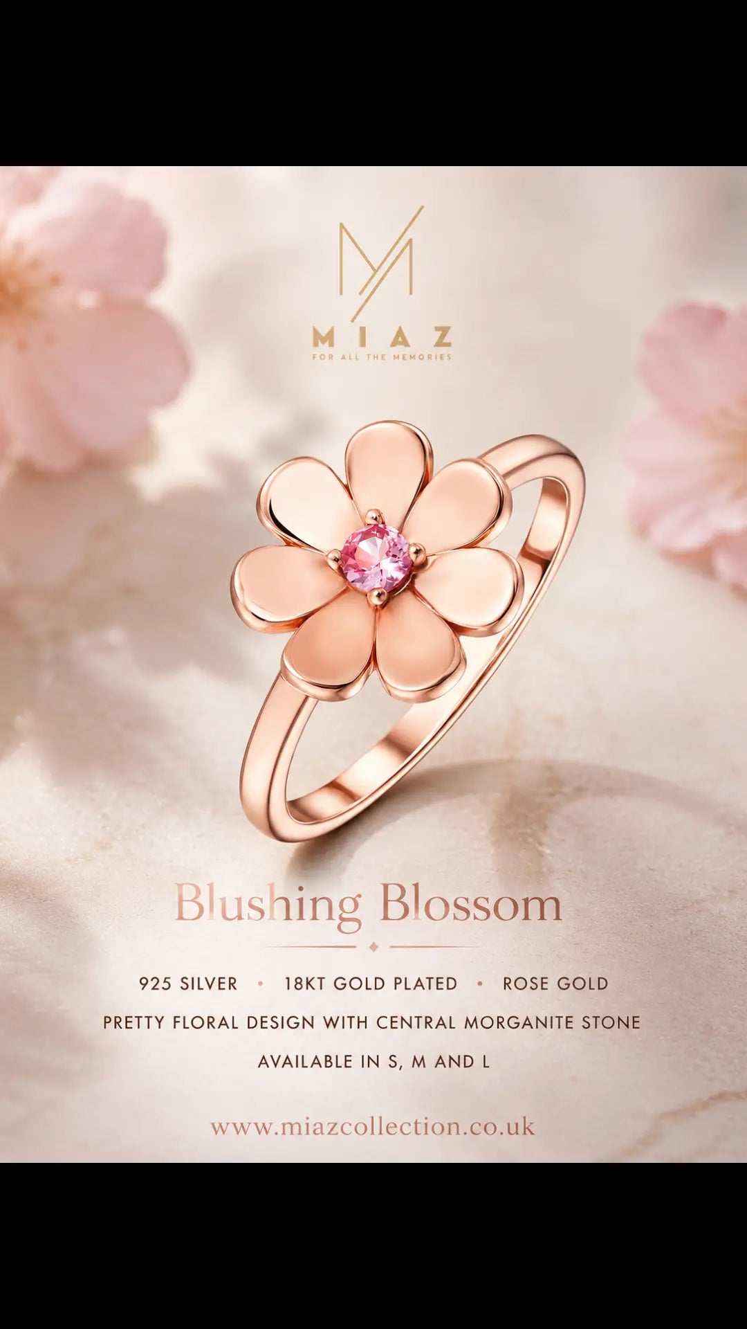 Blushing Blossom Ring