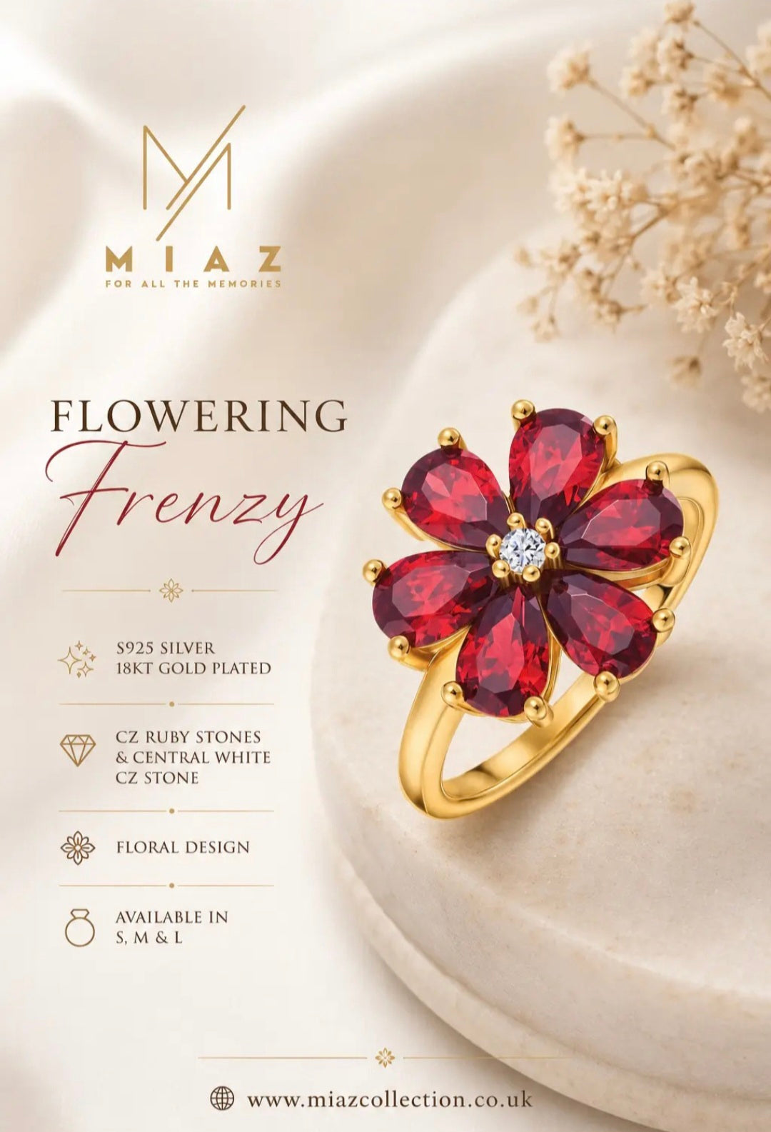 Flowering Frenzy Ring